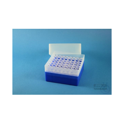 EPPi® Box 102 / 8x8 holes, neon-blue, height 102 mm...