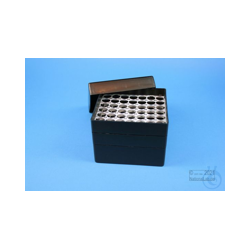 EPPi® Box 105 / 7x7 holes, black/black, height 105 mm...