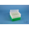 EPPi® Box 105 / 8x8 holes, green, height 105 mm fixed, alpha-num. Coding, PP.
