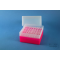 EPPi® Box 122 / 8x8 Löcher, neon-rot/pink, Höhe 122 mm fix, alpha-nu