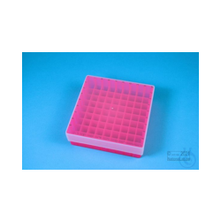 EPPi® Box 45 / 9x9 Fächer, neon-rot/pink,...
