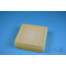 EPPi® Box 45 / 8x8 holes, yellow, height 45-53 mm variable, alpha-num. coding,