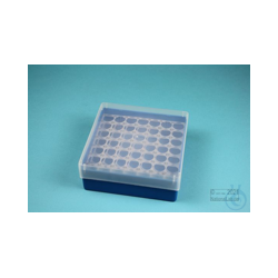 EPPi® Box 50 / 7x7 Löcher, blau, Höhe 52 mm...
