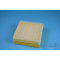 EPPi® Box 50 / 8x8 holes, yellow, height 52 mm fixed, alpha-num. Coding, PP.