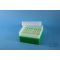 EPPi® Box 70 / 8x8 holes, green, height 70-80 mm variable, alpha-num. coding,