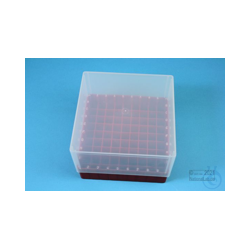 EPPi® Box 95 / 9x9 compartments, red, height 95 mm...