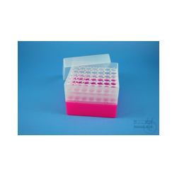 EPPi® Box 96 / 7x7 Löcher, neon-rot/pink,...
