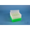 EPPi® Box 96 / 8x8 holes, neon-green, height 96-106 mm variable, alpha-num.