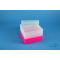 EPPi® Box 96 / 8x8 holes, neon-red/pink, height 96-106 mm variable,