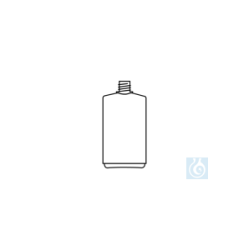 neoLab® Narrow neck square bottle 1000 ml, with screw...