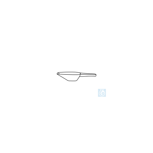 neoLab® aluminum scoop, 140 ml, 210 mm long