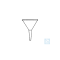 ecoLab glass funnel 35 mm Ø, stem length 35 mm