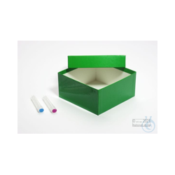 MIKE Box 75 / 1x1 without compartments, green, height 75...