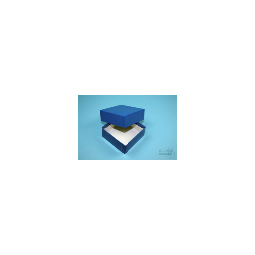 NANU Box 32 / 1x1 without compartments, blue, height 32 mm, special carton.