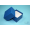 NANU Box 50 / 1x1 ohne Facheinteilung, blau, Höhe 50 mm, Karton standard.