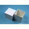NANU Box 75 / 1x1 ohne Facheinteilung, weiss, Höhe 75 mm, Karton standard.