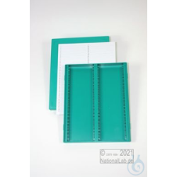 Obi Box 100 / 2x50 compartments, green, height 35 mm...