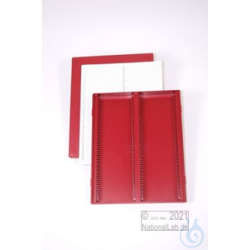 Obi Box 100 / 2x50 compartments, red, height 35 mm fixed,...