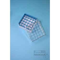Kryo Box 25 / 5x5 compartments, blue, height 52 mm fixed,...