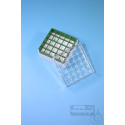 Kryo Box 25 / 5x5 compartments, green, height 52 mm fix,...