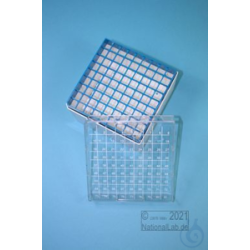 Kryo Box 81H / 9x9 compartments, blue, height 95 mm fix,...