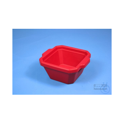 Thorbi insulated containers, 1 litre, red, without lid, PVC.