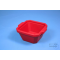 Thorbi insulated containers, 1 litre, red, without lid, PVC.