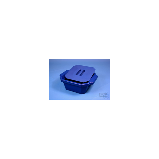 Thorbi insulated containers, 2.5 litres, blue, with lid, PVC.