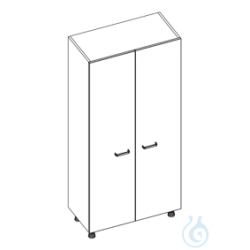 labtable Laborschrank 2 Türen, BxHxT: 600 mm x 1960...