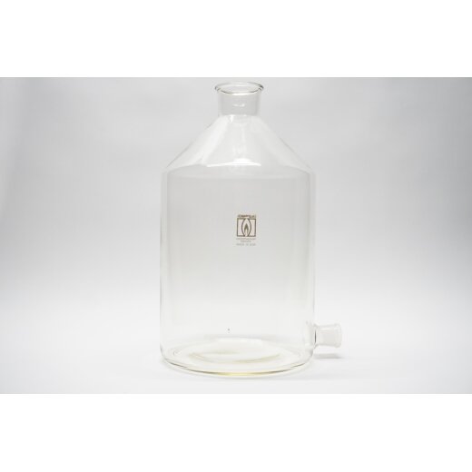 Abklärflasche Schlämmflasche 10000mL 3000mL 500mL NS, Bördelrand sowie ohne NS