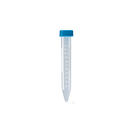 Centrifuge tube PP grad. Screw cap 15 ml (grad.to 13) without stand ring unst.