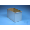 EPPi® cupboard drawer, single width, 1T/1H, stainless steel, open top, grip edge