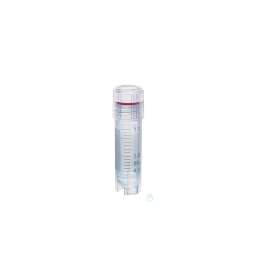 Cryogenic tubes PP y-sterile screw cap PP 2 ml w. A-thread 12.5x49 mm w. stand ring