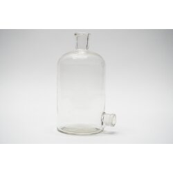 Abklärflasche Schlämmflasche 10000mL 3000mL 500mL NS, Bördelrand sowie ohne NS