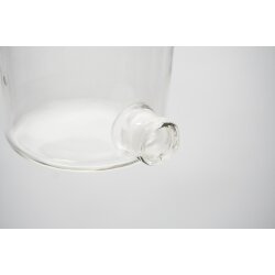 Abklärflasche Schlämmflasche 10000mL 3000mL 500mL NS, Bördelrand sowie ohne NS