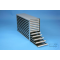 MT Cabinet rack, for 60 MT panels up to 86x128x18 mm, 5T/12H, stainless steel,