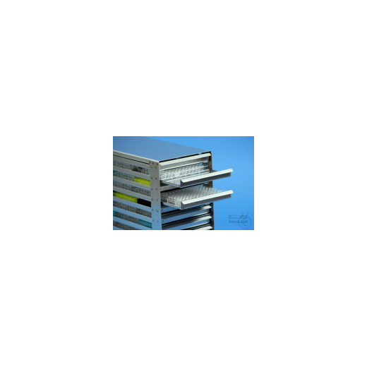 MT Schrankeinschub, für 49 MT-Platten bis 86x128x18 mm, 7T/7H, Edelstahl, offe