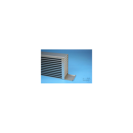 MT Schrankeinschub, für 96 MT-Platten bis 86x128x18 mm, 8T/12H, Edelstahl,