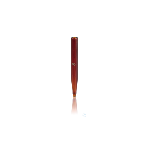 Replacement burette tip for burettes 25 ml, Boro 3.3, amber glass
