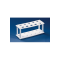 Test tube rack, PTFE f. 21 tubes up to d. 13 mm, 180x60x60 mm