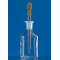 Dropper bottle soda lime glass clear glass 100 ml w. dropper pipette a. rubber cap
