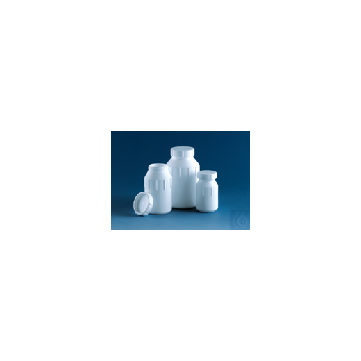 Flasche, PTFE, Weithals 1000 ml Öff.-D. 57 mm m.Schraubverschl.