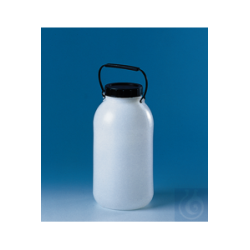 Lagerflasche, PE-HD, Weithals 10 l, mit Schraubkappe und...