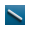 Magnetic stir bar, PTFE 80 x 10 mm, cylindrical