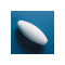 Magnetic stir bar, PTFE 15 x 6 mm, ellipse-shaped