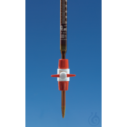 Compact burette PTFE-H.SILVERBRAND BrGl. 50 ml:0.1 ml,...