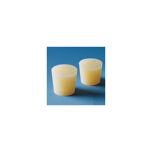 Plug, silicone rubber ob.D. 12 mm, unt.D. 8 mm, H. 20 mm