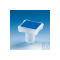 Conical ground plugs, PP NS 24/29, 4-edge, hollow, with sealing rings
