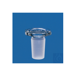 Kegelschliffstopfen, Borosilikatglas NS 19/26 massiv mit...