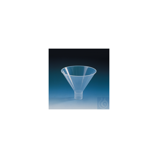 Powder funnel, short, wide handle, PP A.-D. 65 mm St.A.-D. 15 mm St.L. 19 mm
